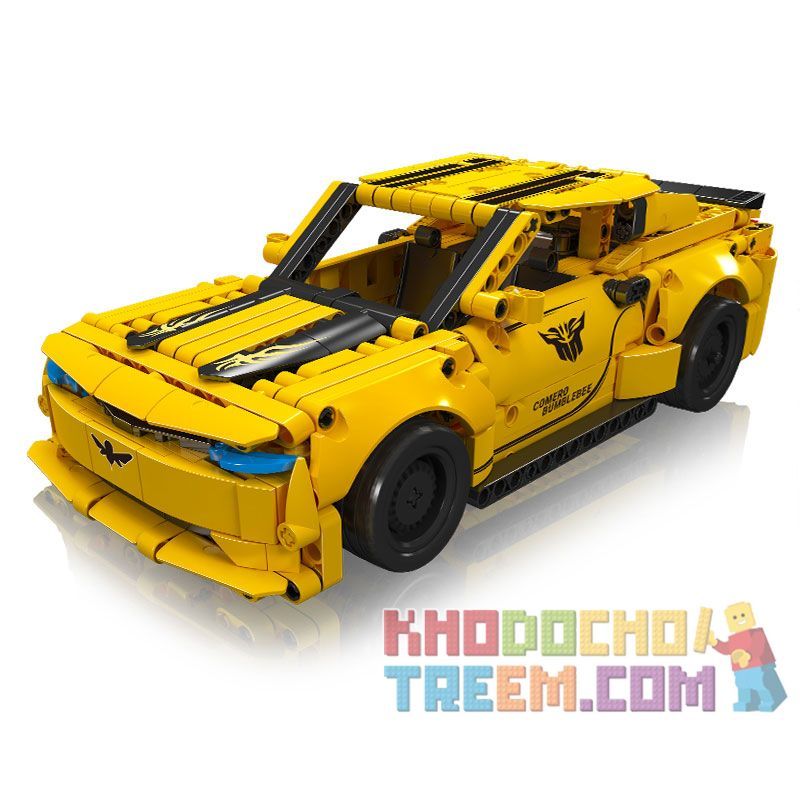 MouldKing 15081 Mould King 15081 non  KÉO LẠI CON ONG XE bộ đồ chơi xếp lắp ráp ghép mô hình  BUMBLEBEE PULL BACK CAR Kỹ Thuật Công Nghệ Cao Mô Hình Phương Tiện 736 khối
