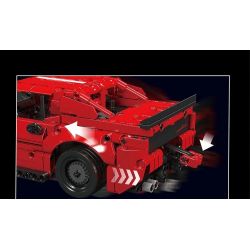 MouldKing 15080 Mould King 15080 non  NGƯỜI THÁCH ĐẤU JAI ALAI bộ đồ chơi xếp lắp ráp ghép mô hình  CHALLENGER PULL BACK CAR Kỹ Thuật Công Nghệ Cao Mô Hình Phương Tiện 738 khối