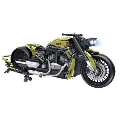 PanlosBrick 672110 Panlos Brick 672110 non  ĐẦU MÁY MA ĐÊM 1:5 bộ đồ chơi xếp lắp ráp ghép mô hình  LOCOMOTIVE Kỹ Thuật Công Nghệ Cao Mô Hình Phương Tiện 2427 khối