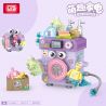 LOZ 8826 non  ĐỒ GIA DỤNG DỄ THƯƠNG MÁY GIẶT bộ đồ chơi xếp lắp ráp ghép mô hình CUTE APPLIANCE 320 khối