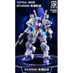 QIZHILE 90063 non  RX126M BRIONA bộ đồ chơi xếp lắp ráp ghép mô hình TACTICAL ARMOR