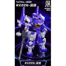 QIZHILE 90061 non  RX226 WOTAN bộ đồ chơi xếp lắp ráp ghép mô hình TACTICAL ARMOR