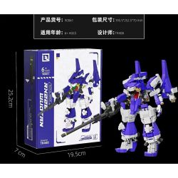 QIZHILE 90061 non  RX226 WOTAN bộ đồ chơi xếp lắp ráp ghép mô hình TACTICAL ARMOR