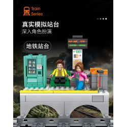 FORANGE FC1702 1702 non  HÀNH TRÌNH ĐƯỜNG SẮT XE ĐIỆN HỒNG KÔNG bộ đồ chơi xếp lắp ráp ghép mô hình City ORBITAL ADVENTURE TRAMWAYS HONG KONG Thành Phố 783 khối