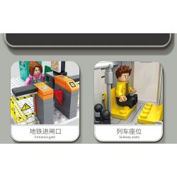 FORANGE FC1702 1702 non  HÀNH TRÌNH ĐƯỜNG SẮT XE ĐIỆN HỒNG KÔNG bộ đồ chơi xếp lắp ráp ghép mô hình City ORBITAL ADVENTURE TRAMWAYS HONG KONG Thành Phố 783 khối