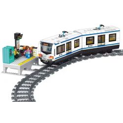 FORANGE FC1701 1701 non  HÀNH TRÌNH QUỸ ĐẠO TÀU ĐIỆN NGẦM bộ đồ chơi xếp lắp ráp ghép mô hình City ORBITAL ADVENTURE Thành Phố 830 khối