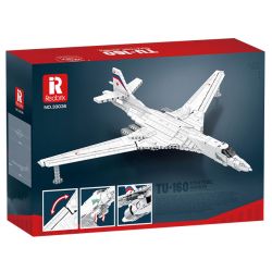 REOBRIX 33036 non  MÁY BAY NÉM BOM TU-160 bộ đồ chơi xếp lắp ráp ghép mô hình Creator TU-160 STRATEGIC BOMBER Sáng Tạo 1598 khối