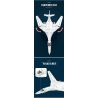 REOBRIX 33036 non  MÁY BAY NÉM BOM TU-160 bộ đồ chơi xếp lắp ráp ghép mô hình Creator TU-160 STRATEGIC BOMBER Sáng Tạo 1598 khối