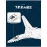 REOBRIX 33036 non  MÁY BAY NÉM BOM TU-160 bộ đồ chơi xếp lắp ráp ghép mô hình Creator TU-160 STRATEGIC BOMBER Sáng Tạo 1598 khối