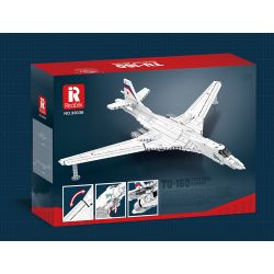 REOBRIX 33036 non  MÁY BAY NÉM BOM TU-160 bộ đồ chơi xếp lắp ráp ghép mô hình Creator TU-160 STRATEGIC BOMBER Sáng Tạo 1598 khối