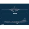REOBRIX 33036 non  MÁY BAY NÉM BOM TU-160 bộ đồ chơi xếp lắp ráp ghép mô hình Creator TU-160 STRATEGIC BOMBER Sáng Tạo 1598 khối
