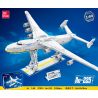 JIESTAR 57014 non  MÁY BAY VẬN TẢI AN-225 tỷ lệ 1:84 bộ đồ chơi xếp lắp ráp ghép mô hình Creator Sáng Tạo 5350 khối