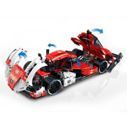 GULY 10615 non  XE ĐUA PORSCHE 963 tỷ lệ 1:8 bộ đồ chơi xếp lắp ráp ghép mô hình  PORSCHE 963 SPORTCAR Kỹ Thuật Công Nghệ Cao Mô Hình Phương Tiện 3460 khối