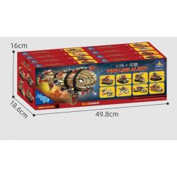 Kazi KY81056 81056 non  CẢNH BÁO TRỰC TIẾP ĐỎ VỀ KHÍ CẦU KIROV bộ đồ chơi xếp lắp ráp ghép mô hình Movie & Game FIRELINE ALERT Phim Và Trò Chơi