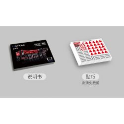 UBRICKS E1001 1001 non  CẦN CẨU XÂY DỰNG LIEBHERR LTM 11200 tỷ lệ 1:20 bộ đồ chơi xếp lắp ráp ghép mô hình  Kỹ Thuật Công Nghệ Cao Mô Hình Phương Tiện 9177 khối