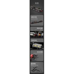 UBRICKS E1001 1001 non  CẦN CẨU XÂY DỰNG LIEBHERR LTM 11200 tỷ lệ 1:20 bộ đồ chơi xếp lắp ráp ghép mô hình  Kỹ Thuật Công Nghệ Cao Mô Hình Phương Tiện 9177 khối