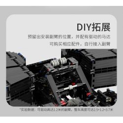 UBRICKS E1001 1001 non  CẦN CẨU XÂY DỰNG LIEBHERR LTM 11200 tỷ lệ 1:20 bộ đồ chơi xếp lắp ráp ghép mô hình  Kỹ Thuật Công Nghệ Cao Mô Hình Phương Tiện 9177 khối