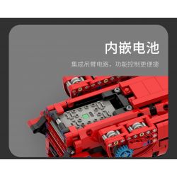 UBRICKS E1001 1001 non  CẦN CẨU XÂY DỰNG LIEBHERR LTM 11200 tỷ lệ 1:20 bộ đồ chơi xếp lắp ráp ghép mô hình  Kỹ Thuật Công Nghệ Cao Mô Hình Phương Tiện 9177 khối