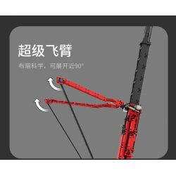 UBRICKS E1001 1001 non  CẦN CẨU XÂY DỰNG LIEBHERR LTM 11200 tỷ lệ 1:20 bộ đồ chơi xếp lắp ráp ghép mô hình  Kỹ Thuật Công Nghệ Cao Mô Hình Phương Tiện 9177 khối