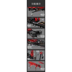 UBRICKS E1001 1001 non  CẦN CẨU XÂY DỰNG LIEBHERR LTM 11200 tỷ lệ 1:20 bộ đồ chơi xếp lắp ráp ghép mô hình  Kỹ Thuật Công Nghệ Cao Mô Hình Phương Tiện 9177 khối