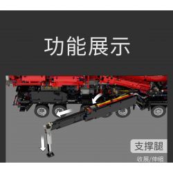 UBRICKS E1001 1001 non  CẦN CẨU XÂY DỰNG LIEBHERR LTM 11200 tỷ lệ 1:20 bộ đồ chơi xếp lắp ráp ghép mô hình  Kỹ Thuật Công Nghệ Cao Mô Hình Phương Tiện 9177 khối