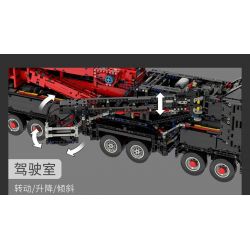 UBRICKS E1001 1001 non  CẦN CẨU XÂY DỰNG LIEBHERR LTM 11200 tỷ lệ 1:20 bộ đồ chơi xếp lắp ráp ghép mô hình  Kỹ Thuật Công Nghệ Cao Mô Hình Phương Tiện 9177 khối