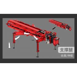 UBRICKS E1001 1001 non  CẦN CẨU XÂY DỰNG LIEBHERR LTM 11200 tỷ lệ 1:20 bộ đồ chơi xếp lắp ráp ghép mô hình  Kỹ Thuật Công Nghệ Cao Mô Hình Phương Tiện 9177 khối