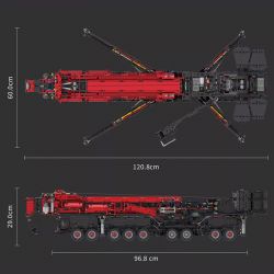 UBRICKS E1001 1001 non  CẦN CẨU XÂY DỰNG LIEBHERR LTM 11200 tỷ lệ 1:20 bộ đồ chơi xếp lắp ráp ghép mô hình  Kỹ Thuật Công Nghệ Cao Mô Hình Phương Tiện 9177 khối