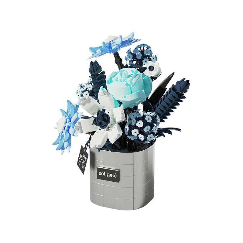 TAKUKI T6006 6006 non  TIỆC SÂN VƯỜN HOA BĂNG MÙA ĐÔNG bộ đồ chơi xếp lắp ráp ghép mô hình Creator Sáng Tạo