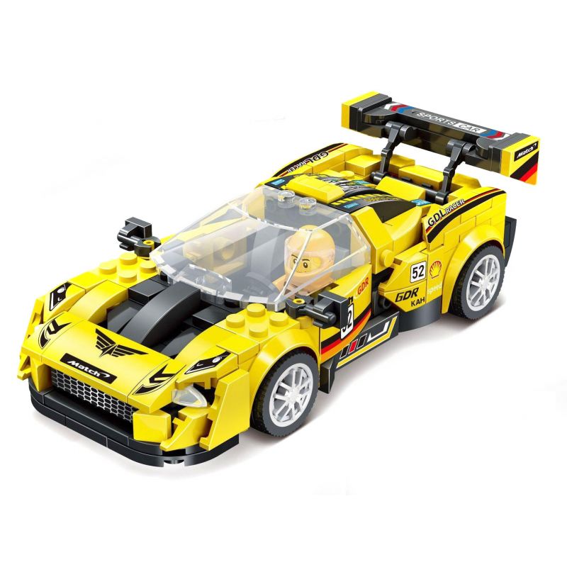 YIMU 77009 non  MCLAREN SENNA bộ đồ chơi xếp lắp ráp ghép mô hình Speed Champions Racing Cars Đua Xe Công Thức 285 khối