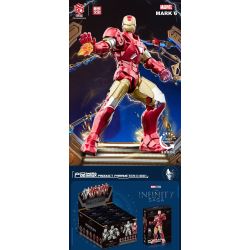 POLLOCK 70001 non  NGƯỜI SẮT 7 MÔ HÌNH bộ đồ chơi xếp lắp ráp ghép mô hình Super Heroes Siêu Nhân Anh Hùng