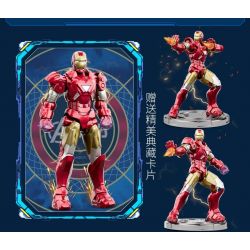 POLLOCK 70001 non  NGƯỜI SẮT 7 MÔ HÌNH bộ đồ chơi xếp lắp ráp ghép mô hình Super Heroes Siêu Nhân Anh Hùng