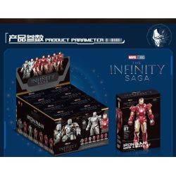 POLLOCK 70001 non  NGƯỜI SẮT 7 MÔ HÌNH bộ đồ chơi xếp lắp ráp ghép mô hình Super Heroes Siêu Nhân Anh Hùng