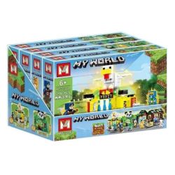 MG 1136 non  MÔ HÌNH CHẾ ĐỘ XEM PHỐ MINECRAFT 4 bộ đồ chơi xếp lắp ráp ghép mô hình Game Xây Dựng 1227 khối