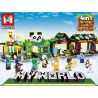 MG 1136 non  MÔ HÌNH CHẾ ĐỘ XEM PHỐ MINECRAFT 4 bộ đồ chơi xếp lắp ráp ghép mô hình Game Xây Dựng 1227 khối