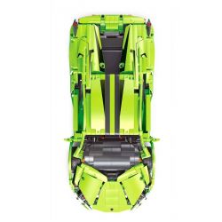 STAR REWARD X220901 220901 non  BÒ XANH tỷ lệ 1:10 bộ đồ chơi xếp lắp ráp ghép mô hình  Kỹ Thuật Công Nghệ Cao Mô Hình Phương Tiện 916 khối