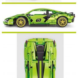 STAR REWARD X220901 220901 non  BÒ XANH tỷ lệ 1:10 bộ đồ chơi xếp lắp ráp ghép mô hình  Kỹ Thuật Công Nghệ Cao Mô Hình Phương Tiện 916 khối