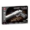 BRUCCO BLK-0142 0142 BLK0142 BLK-0143 0143 BLK0143 BLK-0144 0144 BLK0144 non  SÚNG ĐẠI BÀNG SA MẠC bộ đồ chơi xếp lắp ráp ghép mô hình Military Army DESERT EAGLE Quân Sự Bộ Đội 394 khối