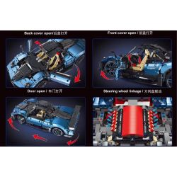 STAR REWARD X220902 220902 non  SIÊU XE ĐỈNH CAO APOLLO tỷ lệ 1:10 bộ đồ chơi xếp lắp ráp ghép mô hình  Kỹ Thuật Công Nghệ Cao Mô Hình Phương Tiện 2128 khối