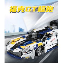 GBL KY1104 1104 non  SIÊU XE FOKKER GT tỷ lệ 1:14 bộ đồ chơi xếp lắp ráp ghép mô hình  Kỹ Thuật Công Nghệ Cao Mô Hình Phương Tiện 1318 khối