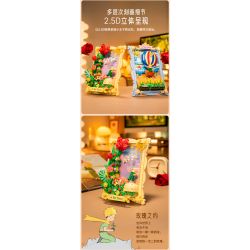 PANTASY 86314 non  TRANH 3D HOÀNG TỬ BÉ CÁNH ĐỒNG LÚA MÌ bộ đồ chơi xếp lắp ráp ghép mô hình Arts & Crafts 800 khối