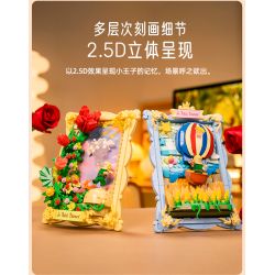 PANTASY 86314 non  TRANH 3D HOÀNG TỬ BÉ CÁNH ĐỒNG LÚA MÌ bộ đồ chơi xếp lắp ráp ghép mô hình Arts & Crafts 800 khối