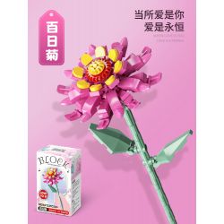 FEMIBOX S2243 2243 non  GIỐNG ZINNIA bộ đồ chơi xếp lắp ráp ghép mô hình Creator Sáng Tạo 133 khối