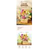 FEMIBOX S2233 2233 non  GIỎ HOA THƠM bộ đồ chơi xếp lắp ráp ghép mô hình Creator FLOWER BASKET Sáng Tạo 1614 khối