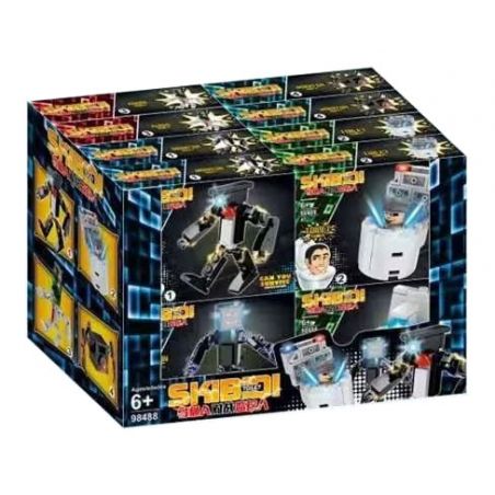 98488 non  NGƯỜI MẪU TOILET MAN VS. GIÁM SÁT 8 bộ đồ chơi xếp lắp ráp ghép mô hình Movie & Game SKIBIDI TOILET Phim Và Trò Chơi 391 khối