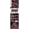 LE YI 88077 non  XE MÁY NHANH V4 bộ đồ chơi xếp lắp ráp ghép mô hình  DUCATI DIAVEL V4 Kỹ Thuật Công Nghệ Cao Mô Hình Phương Tiện 355 khối