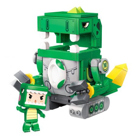 QMAN ENLIGHTEN KEEPPLEY 72032-3 non  MINI WORLD NGƯỜI BẠN ĐỒNG HÀNH TRÊN MÁY TÍNH ĐỂ BÀN XE NGỰA KHỦNG LONG bộ đồ chơi xếp lắp ráp ghép mô hình Movie & Game Phim Và Trò Chơi