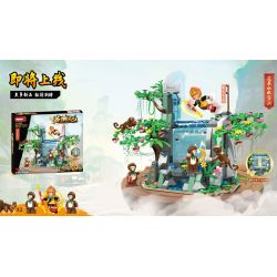 WOMA C0789 0789 non  TÂY DU HANG MÀN NƯỚC Ở NÚI HOA QUẢ bộ đồ chơi xếp lắp ráp ghép mô hình 409 khối