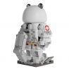 HUANYE R3010 3010 non  DỰ ÁN SÁNG TẠO PHI HÀNH GIA PANDA PAIPAI LANTERN bộ đồ chơi xếp lắp ráp ghép mô hình PANDA ASTRONAUT LIGHTS 1200 khối