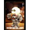 HUANYE R3010 3010 non  DỰ ÁN SÁNG TẠO PHI HÀNH GIA PANDA PAIPAI LANTERN bộ đồ chơi xếp lắp ráp ghép mô hình PANDA ASTRONAUT LIGHTS 1200 khối